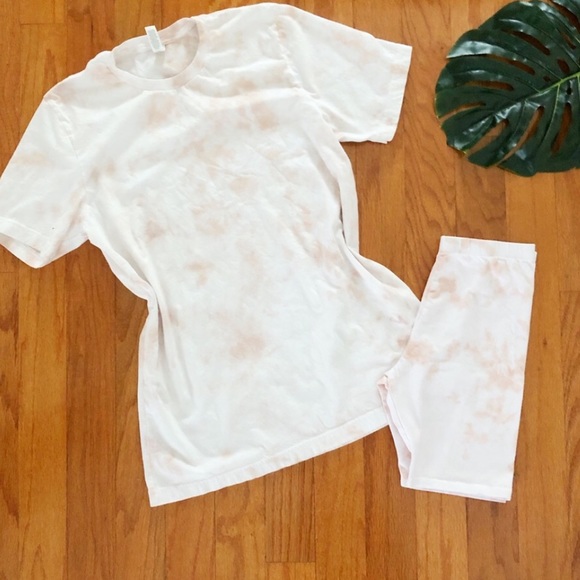 NEW Tie dyed Spring Set Shirt shorts Spring S-3X - Picture 5 of 11